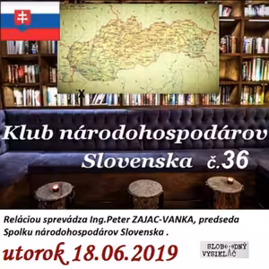Klub národohospodárov Slovenska 36 - 2019-06-18