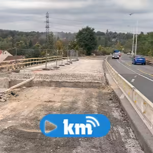 Most přes Huťskou na Kladně se zpožděním – omezení bude i přes zimu