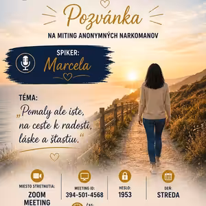 Pomaly ale iste, na ceste k radosti láske a šťastiu (Streda spiker) - Marcela - 27. 5. 2026