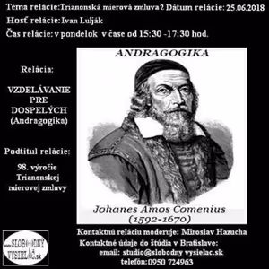 Vzdelávanie pre dospelých 102 - 2018-06-25 Trianonská mierová zmluva 2.