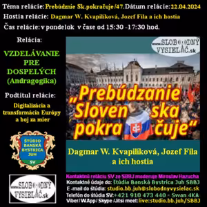 Vzdelávanie pre dospelých 398 - 2024-04-22 Digitalizácia a transformácia Európy a boj za mier