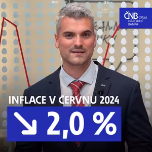 Inflace se v červnu po dvou měsících vrátila na 2% cíl ČNB