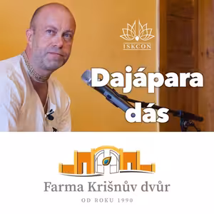 Dajápara dás, povídání o Pánu Balarámovi, Balarám Púrnimá 2021 Krišnův dvůr.
