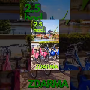 Praha na sdíleném kole zadarmo? 2,5 hodiny! 🚲✨