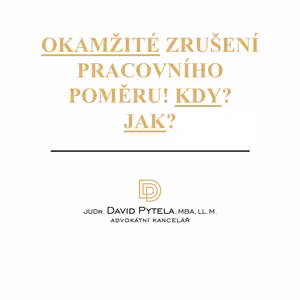 38: Okamžité zrušení pracovního poměru! Kdy? Jak?
