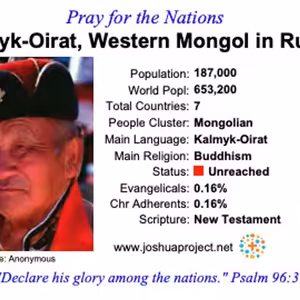 modlitby za NZES - Kalmyk-Oirat v Rusku