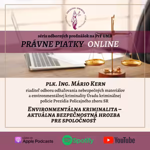 PRÁVNE PIATKY ONLINE - plk. Ing. Mário Kern