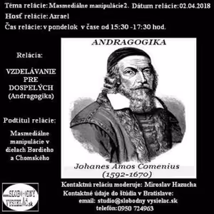 Vzdelávanie pre dospelých 90 - 2018-04-02 Masmediálne manipulácie 2