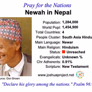 modlitby za NZES - Newah v Nepále