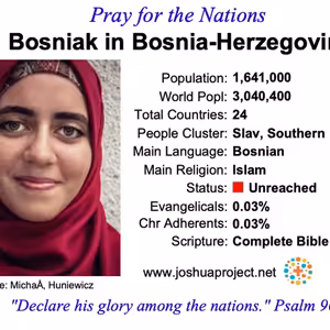 modlitby za NZES - Bosniaci v Bosne a Hercegovine