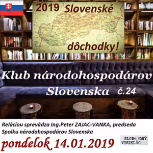 Klub národohospodárov Slovenska 24 - 2019-01-14 „Slovenské dôchodky 2019“