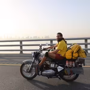 Marek Slobodník miluje dobrodružstvo, cestovanie a staré motorky