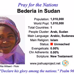 modlitby za NZES - Bederia v Sudáne