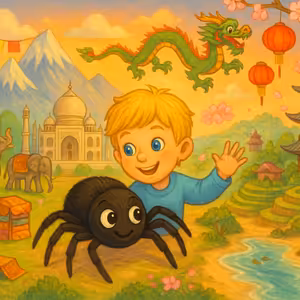 Dobrodružstvá Križiaka Ferka - Pavúčie tajomstvá sveta - 4 čast Azia