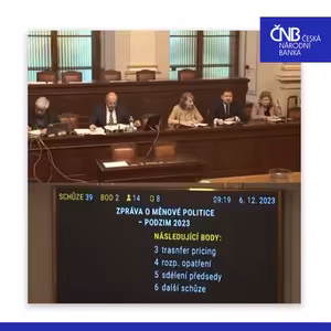 Projev guvernéra Aleše Michla na schůzi rozpočtového výboru