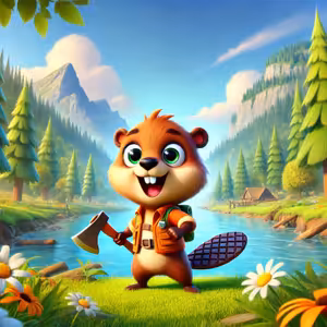 Bobří dobrodružství u řeky