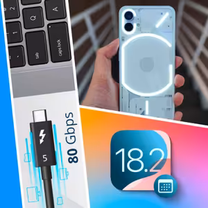 iOS 18.2 přinese dost novinek, Thunderbolt 5 je pecka a jaký bude iPhone 17 Air?