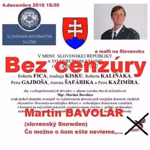 Bez cenzúry 72 - 2016-12-04 Martin Bavolár – čo o ňom možno ešte nevieme…