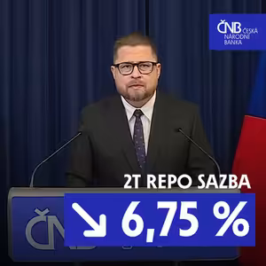 ČNB snížila úrokové sazby o 0,25 procentního bodu (Záznam tiskové konference z 21. 12. 2023)