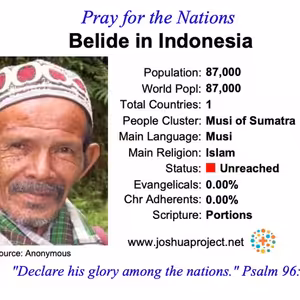 modlitby za NZES - Belide v Indonesii