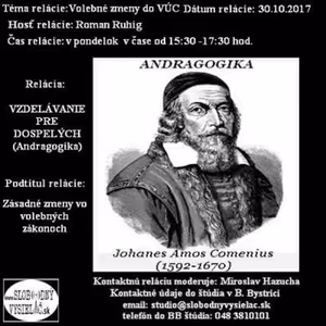 Vzdelávanie pre dospelých 71 - 2017-10-30 Zásadne zmeny vo volebných zákonoch