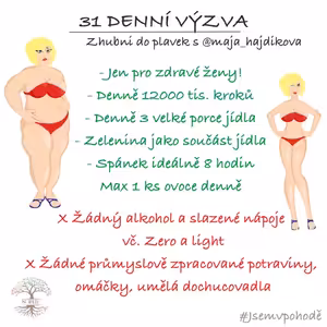 VÝZVA 31 DNÍ - Hubnutí před létem