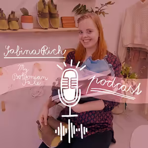 Lucie Desmond v konverzaci se Sabinou Rich o obuvnickém řemeslu