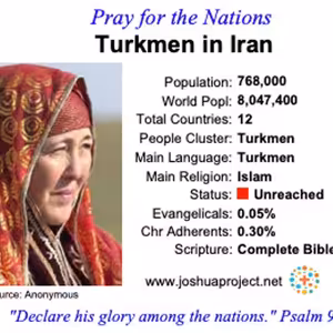 modlitby za NZES - Turkmeni v Iráne