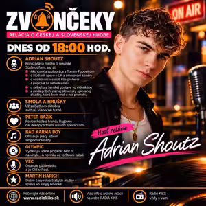 Zvončeky - 02.10.2026 - hosť: Adrian Shoutz