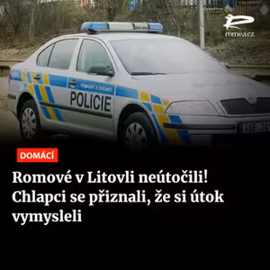 Čteme Romea.cz: Romové v Litovli neútočili! Chlapci se přiznali, že si útok vymysleli