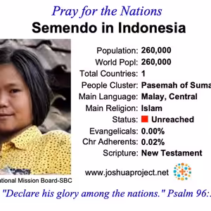 modlitby za NZES - Semendo v Indonézii