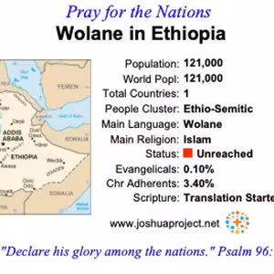 modlitby za NZES - Wolane v Etiópii