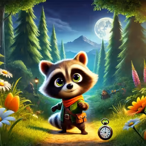 Jak malý mýval Matýsek našel odvahu