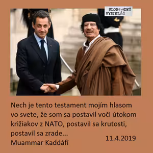 Opony 249 - 2019-04-11 Kaddáfího testament…