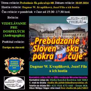 Vzdelávanie pre dospelých 402 - 2024-05-20 Európa na rázcestí