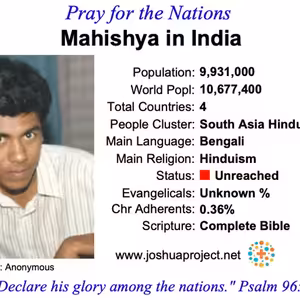 modlitby za NZES - Mahishya v Indii