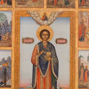 *1. Ikona svätého veľkomučeníka Panteleimóna