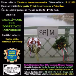 Vzdelávanie pre dospelých 223 - 2020-11-16 Národná a územná suverenita