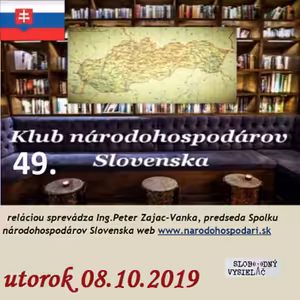 Klub národohospodárov Slovenska 49 - 2019-10-08