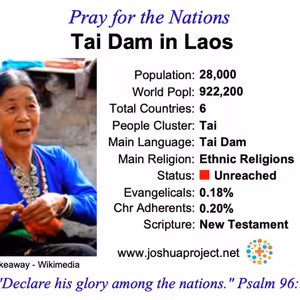 modlitby za NZES - Tai Dam „Čierni Thajčania“ v Laose