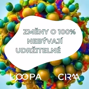 Okamžitá změna o 100% není udržitelná. Zaměřme se na to, co umíme ovlivnit nejsnáze