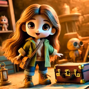 Panenka Ema a Pohádkový Kufřík - Pohádka pro děti