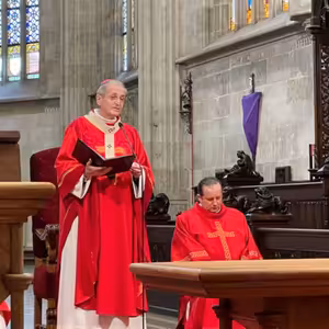 Príhovor otca arcibiskupa Stanislava Zvolenského počas obradov Veľkého piatka