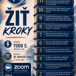 Žiť kroky (Nedeľa spíker) - Todd S. (Oregon, USA) - 30. 8. 2026