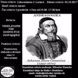 Vzdelávanie pre dospelých 67 - 2017-10-02 Liberalizmus Johna Locka 2.