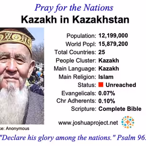 modlitby za NZES - Kazachovia v Kazachstane