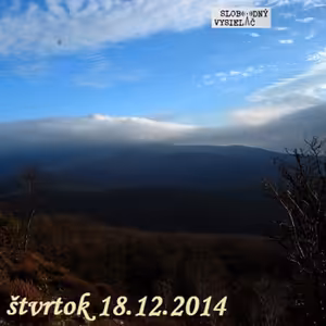 Očami vandráka 19 - 2014-12-18 Hrebeňovka Tribeča s prasknutými rebrami