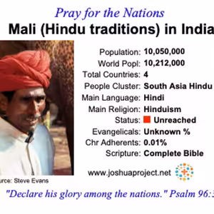 modlitby za NZES - Mali v Indii