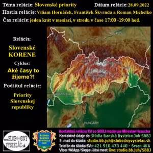 Korene 86 - 2022-09-27 Slovenské priority
