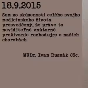 Cesta Vzostupu 23 - 2015-09-18 O živote človeka, jeho zmysle, cieli